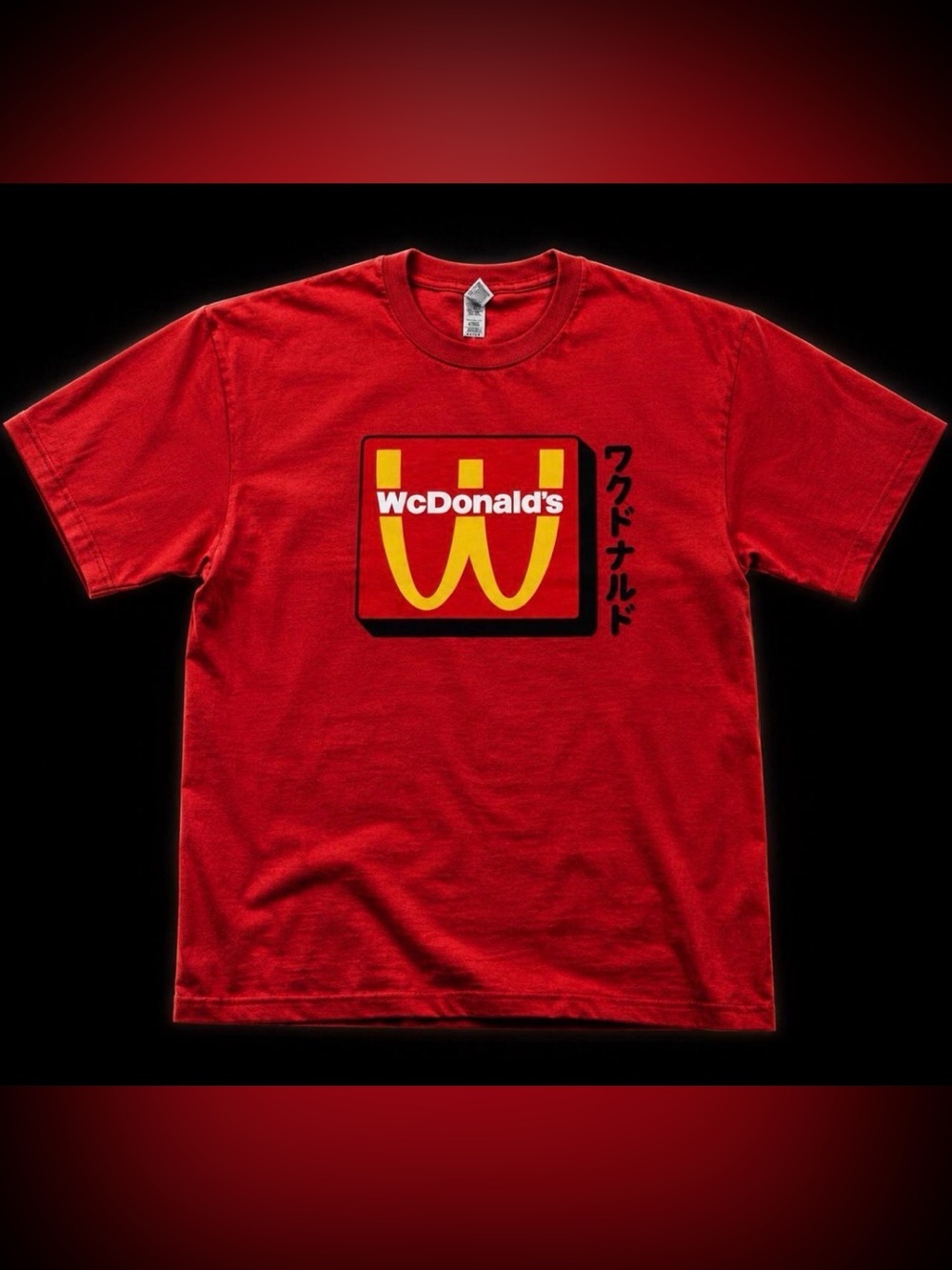 McDonald’s ‘WcDonald's’ Official Anime Tee - Size L - NWT